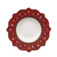 Villeroy & Boch Toy's Delight Suppenteller Rot 26 Cm Weihnachtsgeschirr