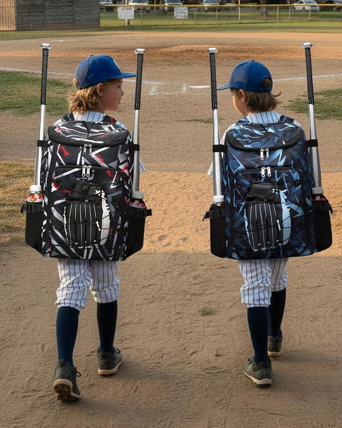 Baseball Softball Equipment Bag for Boys Girls Ages 8-12 10-12 12-14 Large Kids