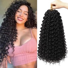 8 Packs Curly Crochet Hair 18 Inch GOGO Curl Crochet Hair for Black Women Lon...
