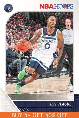 2019-20 Hoops #115 Jeff Teague Minnesota Timberwolves Basketball - Main Image