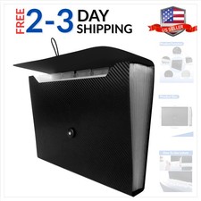 Expanding File Folder with Tabs, 13 Pockets File Organizer Accordion File Hol...