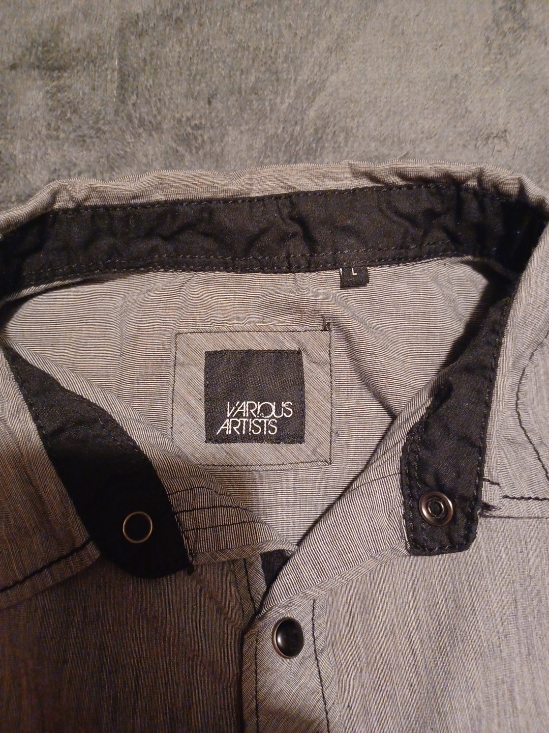 Various Artists Gray Button Down - image 4