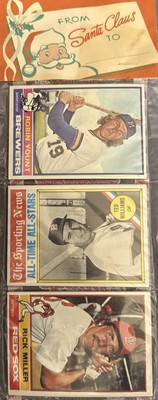 1976 Topps Holiday Rack Pack W/ Robin Yount & Ted Williams