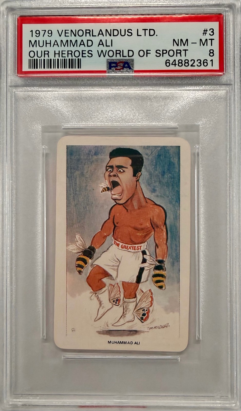 1979 Venorlandus World of Sport Muhammad Ali #3 PSA 8 NM-MT