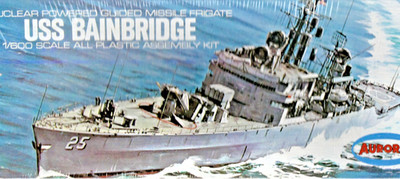 Aurora USS Bainbridge Nuclear Powered Missile Frigate 1/600 Scale Model Kit 2024