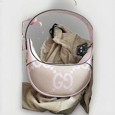 Gucci Jumbo GG Ophidia Mini Bag In Pink Canva...