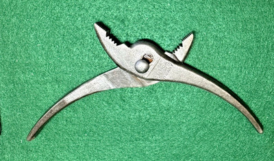 Fine Vintage UTICA CUTLERY CO. -  6¼'' Slip Joint Pliers - N.Y.