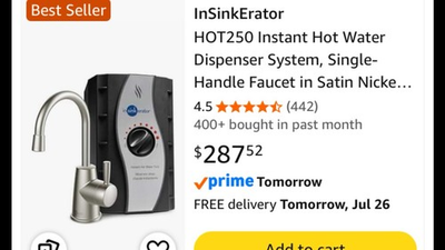 #ad InSinkErator Hot250 Instant Hot Water Dispenser H250SN SS NEW $160.00