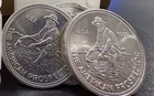 3- 1 Oz Silver Engelhard Rounds  Various Dates