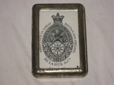 Antique De La Rue Set Playing Cards C1900 Victorian Jahnckes Travel Case