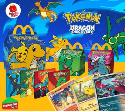 McDonalds Pokémon 2025 Dragon Discovery Card Collection Happy Meal UK