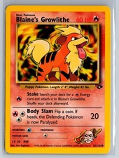 Blaine's Growlithe 62/132 Gym Challenge - Lightly Played on eBay