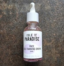 Isle of Paradise DARK Face  Body Self Tanning Drops 1.01 oz/30ml NEW 