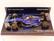 Minichamps 1:43 Alex Albon Williams FW46 Austin GP F1 2024 417241923 168 pcs
