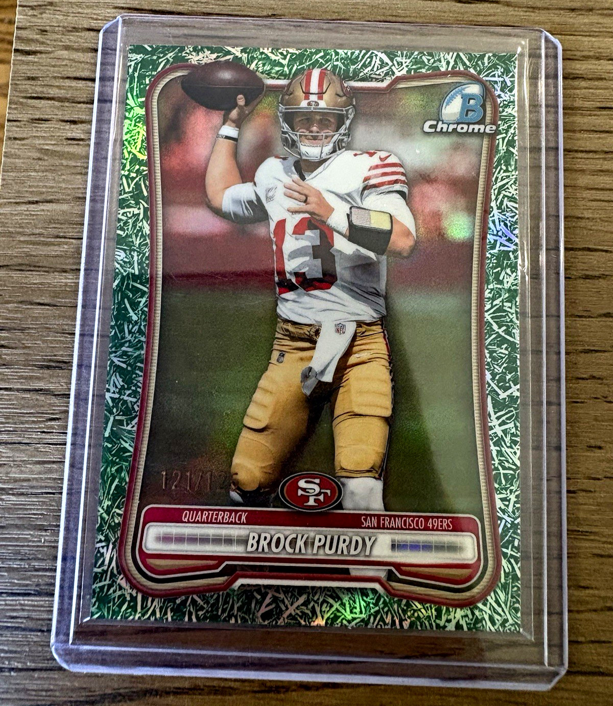 Topps 2026 Bowman Chrome Brock Purdy San Francisco 49ers Card #BCV-87  /125