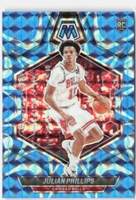 2023-24 Panini Mosaic #224 Julian Phillips Reactive Blue