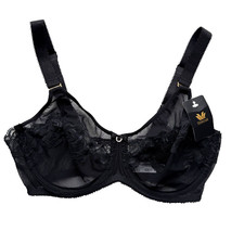 Wacoal Sheer Enough Underwire Bra 855253 Black Size 34DDD NEW with Tags