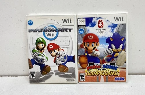 Mario Kart & Mario and Sonic at the Olympic Games - Nintendo Wii