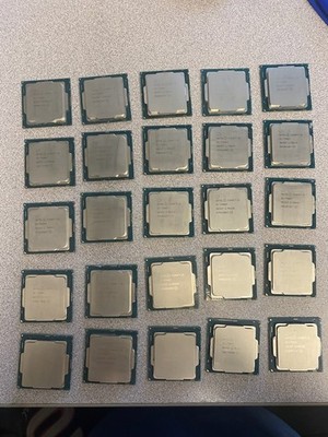 **LOT OF 25** Intel Core i5-7500T (SR337) @ 2.70GHz / 6MB /Socket 1151