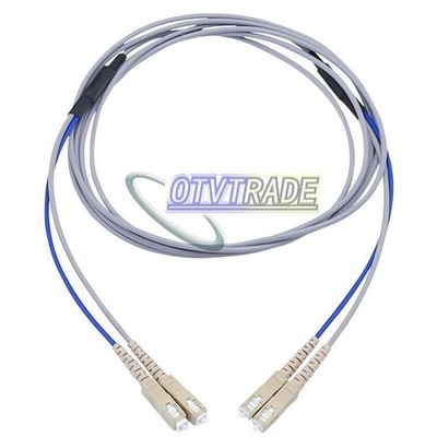 Armored Cable Fiber Patch Cord SC to SC UPC Pigtail Multi-Mode Cables Duplex 3M 