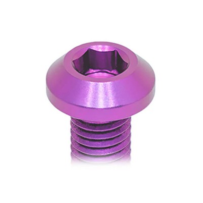 ZSPEC M6-1.0x8mm Dress-Up Bolt Fastener, Angled Head, Titanium Grade-5, Per Each