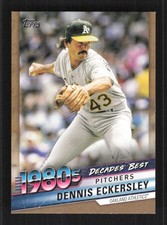 Dennis Eckersley 2020 Topps Decades' Best Gold (Series Two) #DB-70