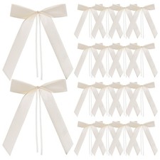 60pcs Wedding Car Decorations Ribbon Bows Wedding Car Rearview Mirror Bow