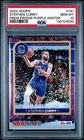 2024-24 Hoops Stephen Curry Premium Prizms Purple Winter Parallel #141! PSA 10!