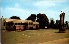 Vintage Postcard Bellevue Diner Restaurant Reading Pennsylvania E5