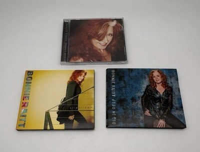 Lot of 3 Bonnie Raitt CDs: Slipstream, Silver Lining & Dig In Deep - Excellent