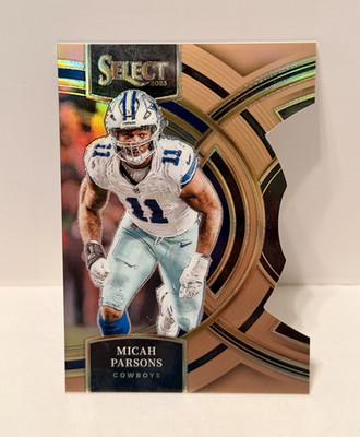 Panini 2023 Select Micah Parsons Premier Copper Prizm Die-Cut /299