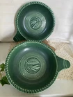 Vintage Red Wing Pottery Ernest Sohn Butter Mold Baking Dish 1960s Set of 2 MCM