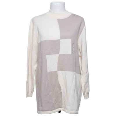 Creation Atelier Gj, Strickpullover, Größe: 44, Beige/Grau, Acryl/Wolle #UCY