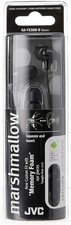 JVC HA-FR38M-B-E Marshmallow Custom Fit In-Ear Headphone with Remote and Microp