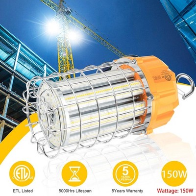 150Watt LED Temporary Construction Lighting Plug-n-Play Temporary Work Lights