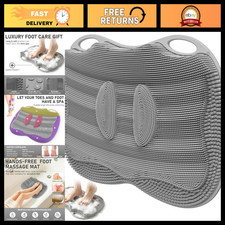 XL Silicone Shower Foot Scrubber Mat - 3D Bath Washer for Clean Feet