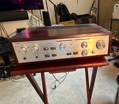 Luxman L-450 Integrated Amplifier 85W Class AB Phono 2-Ch RCA Wood Case