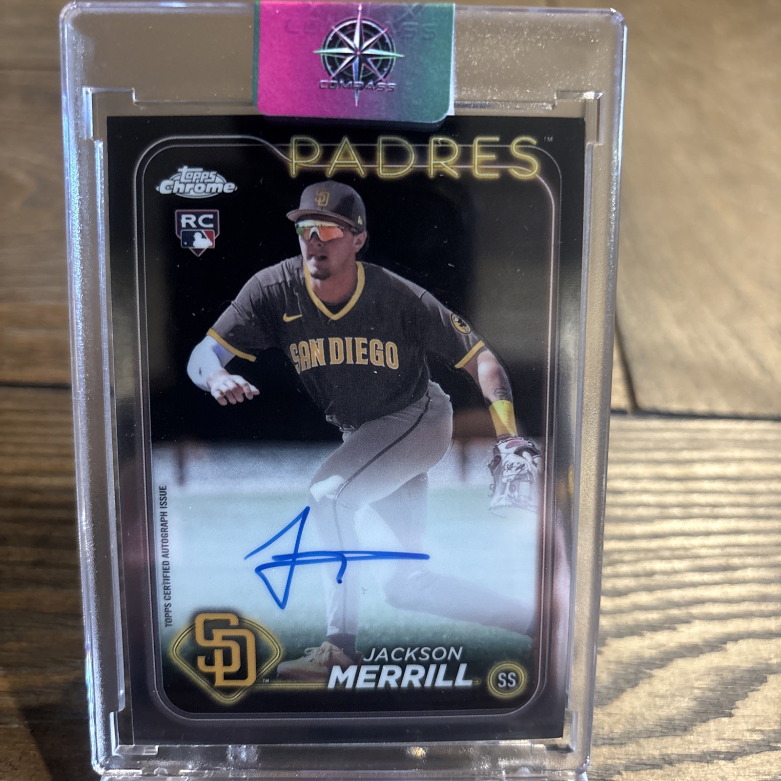 2024 Topps Chrome - Rookie Autographs Jackson Merrill #RA-JME (AU, RC)