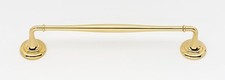Alno A6720-12-PB Charlie's Bath 12" Towel Bar Polished Brass