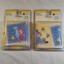 Vtg Winnie The Pooh Nursery Wall Border 5" X 15'' Peel & Stick. Priss Prints NEW