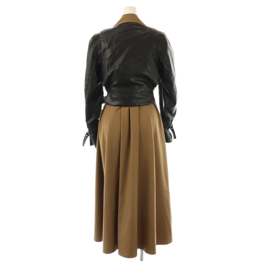 Ameri VINTAGE Riders Docking Coat Long Black Came… - image 2