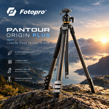Fotopro Pantour Origin Plus Carbon Fiber Travel Tripod