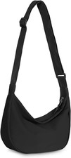 Crossbody Crescent Bag for Women Men Trendy, Crescent Sling Bag with Adjustable