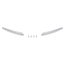 Chrome Split Windshield Windscreen Trims Fit For Harley Road Glide 2015-2023 16