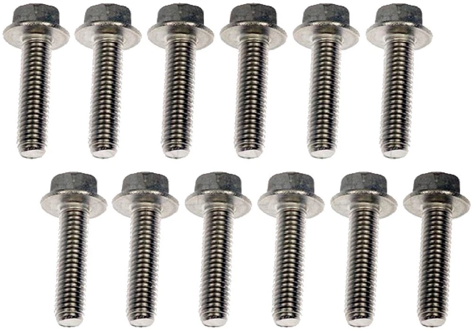 12 Bolts Exhaust Manifold Hardware Kit DORMAN Stainless Steel Upgrade - Image 4 of 4