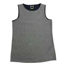 Helly Hansen Thalia Sleeveless Vented Tank Top T-Shirt Stretch Gray Sz S