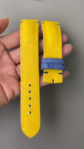 Genuine skin Watch Strap Band Size 14 15 16 17 18 19 20 21 22 23 24 25 26 30mm - Video 1 of 1