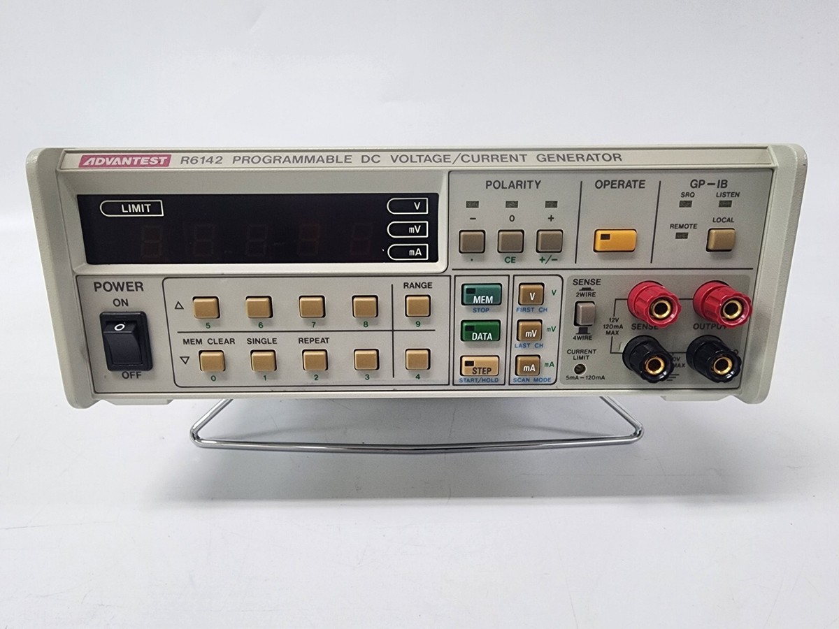 ADVANTEST R6142 Programmable DC Voltage / Current Generator