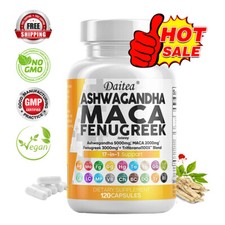 Containing Ashwagandha Maca Root Capsules - Booster Muscle Mass,strength ,energy
