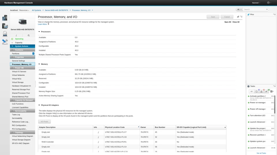 IBM Power E850C 4U Server 8408-44E 4x 10C Power8 1024GB RAM 8x 2.5" +4x 1.8" Bay - Image 2 of 4